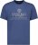 Adamo Sandro Regular fit Slub effect T-shirt Indigo Blue - T-shirts - Grote Maten T-shirts Heren