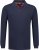 Adamo Peter Comfort fit Long sleeve Polo Navy - Polo shirts - Grote Maten Poloshirts Heren
