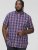D555 ROYSTON S/S Shirt Navy - Overhemden - Overhemden Grote Maten Heren