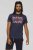 D555 DENNIS Official AC/DC Printed Crew Neck T-Shirt Navy Reno - T-shirts - Grote Maten T-shirts Heren