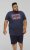 D555 DENNIS Official AC/DC Printed Crew Neck T-Shirt Navy Reno - T-shirts - Grote Maten T-shirts Heren
