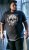 D555 DARREN Skull Printed T-Shirt With Double Layer On Hem & Cuff Black Reno - T-shirts - Grote Maten T-shirts Heren