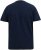 D555 SANDFORD Double Layer On Neck Ribs And Hem Waffle Textured T-Shirt Navy - T-shirts - Grote Maten T-shirts Heren
