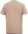 D555 SANDFORD Double Layer On Neck Ribs And Hem Waffle Textured T-Shirt Beige - T-shirts - Grote Maten T-shirts Heren