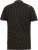 D555 RAUL AOP Jersey Polo With Jacquard Collar, Ribs And Chest Pocket Black - Polo shirts - Grote Maten Poloshirts Heren