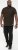 D555 RAUL AOP Jersey Polo With Jacquard Collar, Ribs And Chest Pocket Black - Polo shirts - Grote Maten Poloshirts Heren