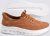 D555 Dartford 1 Kingsize Hands Free Shoes Pu & Faux Suede Top Tan - Herenschoenen 40-52 - 