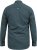 D555 MORGAN Micro AOP Long Sleeve Shirt With Concealed Button Down Collar Navy - Overhemden - Overhemden Grote Maten Heren