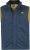 D555 FELIPE Zip Through Padded Gilet With Contrast Colour Lining And Rubber Badge Navy - Jassen - Grote Maten Herenjassen