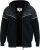D555 HENNESSEY Zip Through Hoody With Sherpa Lining Black - Sweaters & hoodies - Sweaters & Hoodies Grote Maten Heren