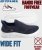 D555 Blyth 2 Kingsize Hands Free Shoes With Knitted Top Navy - Herenschoenen 40-52 - 