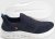 D555 Blyth 2 Kingsize Hands Free Shoes With Knitted Top Navy - Herenschoenen 40-52 - 