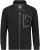 Adamo Manuel Sweatshirt with Zipper Black - Sweaters & hoodies - Sweaters & Hoodies Grote Maten Heren