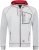 Adamo Michael Hoodie with Zipper Grey - Sweaters & hoodies - Sweaters & Hoodies Grote Maten Heren