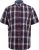 D555 Shields Button Down Collar Short Sleeve Shirt With Pocket Red Check - Overhemden - Overhemden Grote Maten Heren