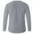 D555 Plato Long Sleeve T-shirt Grey - T-shirts - Grote Maten T-shirts Heren