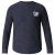 D555 Plato Long Sleeve T-shirt Charcoal - T-shirts - Grote Maten T-shirts Heren