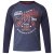 D555 Neill Long Sleeve T-shirt Navy - T-shirts - Grote Maten T-shirts Heren