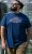 D555 Cheltenham Record With Reflection Printed T-shirt French Navy - T-shirts - Grote Maten T-shirts Heren