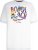 D555 SYDNEY Multi Coloured Bondi Beach Printed T-Shirt White - T-shirts - Grote Maten T-shirts Heren