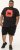 D555 Uxbridge Official ACDC Band Printed Crew Neck T-Shirt Washed Black - T-shirts - Grote Maten T-shirts Heren
