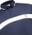 D555 Hinckley Stretch Polo With Contrast Tipping Collar Navy - Polo shirts - Grote Maten Poloshirts Heren