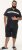D555 Hinckley Stretch Polo With Contrast Tipping Collar Navy - Polo shirts - Grote Maten Poloshirts Heren