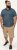 D555 Woolwich AOP Polo Shirt With Ribbed Collar Blue - Polo shirts - Grote Maten Poloshirts Heren