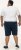 D555 Spalding Elasticated Waist Interlock Shorts Navy - Joggingbroeken & shorts - Joggingbroeken & Shorts Heren Grote Maten