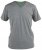 D555 Signature V-neck T-shirt Grey - T-shirts - Grote Maten T-shirts Heren
