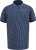 D555 Coventry AOP Polo Shirt Jacquard Collar & Ribbed Cuffs Navy - Polo shirts - Grote Maten Poloshirts Heren