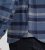 D555 Shrewsbury Long Sleeve with Chest Pocket Blue/Navy Check - Overhemden - Overhemden Grote Maten Heren