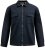 D555 Cleveley Long Sleeve Heavy Shacket Overshirt Navy - Overhemden - Overhemden Grote Maten Heren