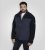 D555 Northampton Hybrid Sherpa Quilted Micro Fleece Jacket Navy - Jassen - Grote Maten Herenjassen
