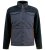 D555 Northampton Hybrid Sherpa Quilted Micro Fleece Jacket Navy - Jassen - Grote Maten Herenjassen