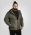 D555 Northfield Hybrid softshelljas met capuchon khaki - Jassen - Grote Maten Herenjassen