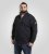 D555 Russel Zip Through Fleece Sweatshirt with Chest Embroidery Navy - Sweaters & hoodies - Sweaters & Hoodies Grote Maten Heren