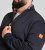 D555 Russel Zip Through Fleece Sweatshirt with Chest Embroidery Navy - Sweaters & hoodies - Sweaters & Hoodies Grote Maten Heren