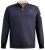 D555 Russel Zip Through Fleece Sweatshirt with Chest Embroidery Navy - Sweaters & hoodies - Sweaters & Hoodies Grote Maten Heren