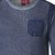 D555 Bryson Crewneck Sweater with Pocket Navy - Sweaters & hoodies - Sweaters & Hoodies Grote Maten Heren