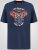 D555 Hockney T-shirt met Motorprint Marineblauw - T-shirts - Grote Maten T-shirts Heren