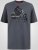 D555 Craig Gorilla Biker T-shirt met Print Donkergrijs - T-shirts - Grote Maten T-shirts Heren