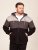 D555 Fitzgerald Zip Through Hoody With Cut & Sew Panels Zwart - Sweaters & hoodies - Sweaters & Hoodies Grote Maten Heren