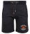 D555 HARLOW Jersey Shorts Black Twist - Joggingbroeken & shorts - Joggingbroeken & Shorts Heren Grote Maten
