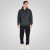 Double Outfitters MTOP-1160 Hoodie met rits Donkergroen - Sweaters & hoodies - Sweaters & Hoodies Grote Maten Heren