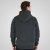 Double Outfitters MTOP-1160 Hoodie met rits Donkergroen - Sweaters & hoodies - Sweaters & Hoodies Grote Maten Heren