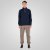 Double Outfitters MTOP-1163 Sweater met halve rits Navyblauw - Sweaters & hoodies - Sweaters & Hoodies Grote Maten Heren