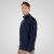Double Outfitters MTOP-1163 Sweater met halve rits Navyblauw - Sweaters & hoodies - Sweaters & Hoodies Grote Maten Heren