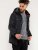 D555 Lonsdale Parka Style Jacket With Embroidery Patch On Sleeve Black - Jassen - Grote Maten Herenjassen