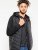 D555 Thorpe Hooded Quilted Jacket With Fleece Sleeves And Removable Fleece Hood - Jassen - Grote Maten Herenjassen